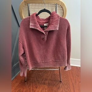 Lucky brand. Heavy knit pullover.